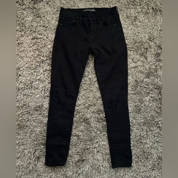 Express Mid Rise Jean Legging - Picture 1 of 7